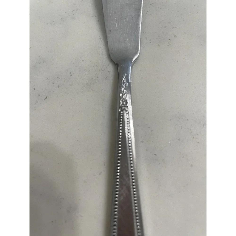 Rogers Stanley Roberts  BEADED‎ ELEGANCE Stainless Butter Spreader Knife
